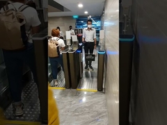 Station de métro SS314, passage de 600 mm, portillon piéton pivotant 0,4S