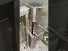 Barrière de type P entièrement motorisée et bidirectionnelle, pivotante à 90 degrés