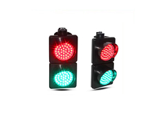 Feu de circulation LED 100mm en PC rouge et vert, haute luminosité, mini taille, AC85V-265V DC12V 24V