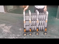 Barrière de sécurité extensible manuelle à pousser et tirer, pour le contrôle des foules, fournie par l'usine