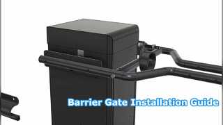 Vidéo d'installation du bras de barrière DZ-2307