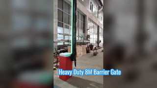 Porte résistante de barrière de boom de moteur sans brosse de cc de bras de clôture de 8M pour le stationnement et le contrôle de la circulation