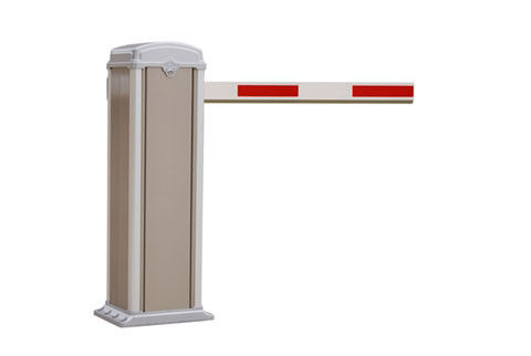 Barrière automatique à bras droit avec temps de fonctionnement de 6 secondes et puissance de 120W