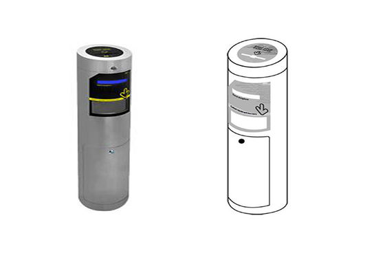 Collecteur de cartes Dropbox avec capacité de 280 cartes et entrée d'alimentation AC230 pour le contrôle d'accès intégré