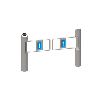 La porte de tourniquet d'oscillation de contact sec a balayé l'anti percée d'acier inoxydable