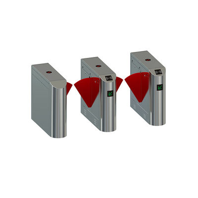 Contrôle d'accès biométrique d'empreinte digitale de porte de barrière d'aileron de sortie d'entrée pour piétons RFID