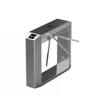 Portillons électroniques en acier inoxydable 304 IP54 avec portillon tripode à hauteur de taille pour 30-35 personnes/minute