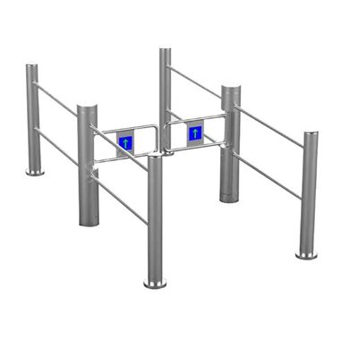 SS304 sécurité de haute sécurité de porte d'oscillation de supermarché de C.C 24V avec le capteur infrarouge