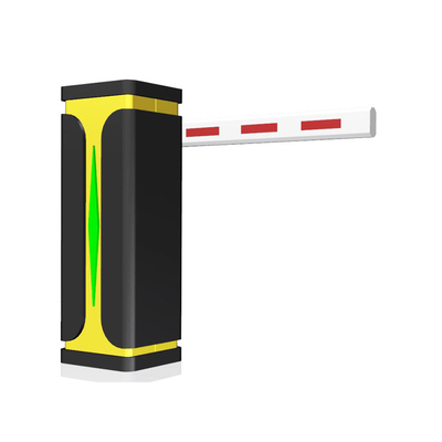 Couleur jaune noire complètement automatique de vitesse rapide de moteur servo de C.C de la porte 24V de barrière de boom