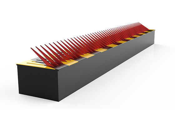 Arrêt de pneu sans fil encastré avec télécommande, capacité de charge de 60T et dispositif de déverrouillage manuel