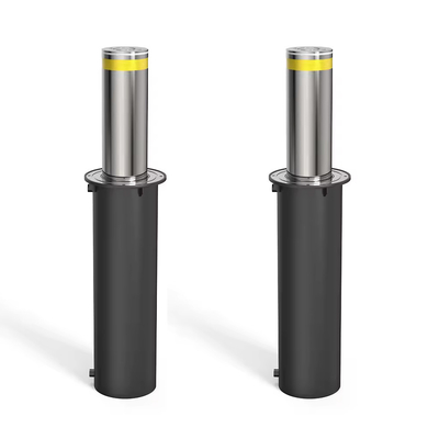 Acier inoxydable allée résidentielle élévateur de sécurité bollards hydraulique rétractable