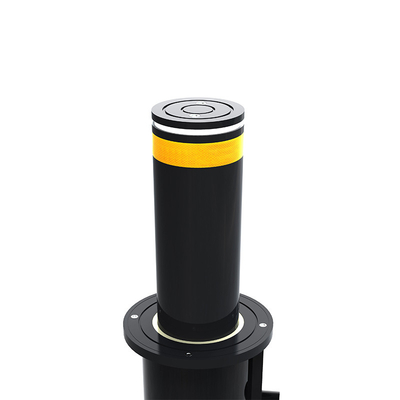 Logo personnalisé Bollards de tuyaux en acier de couleur noire pour chantier de construction Parking de voiture