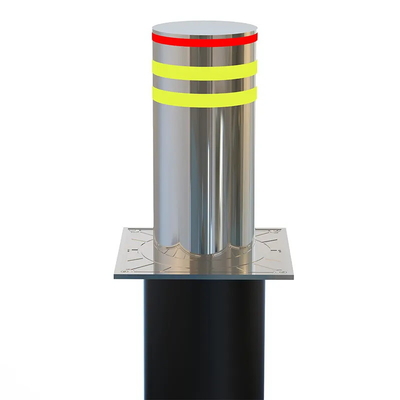 Bollard pneumatique électrique à élévation en acier inoxydable Utilisation en extérieur et pour contrôler la foule