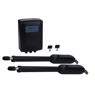 Prise en charge de la lampe d'alarme à cellules solaires GSM et du verrou électronique avec opérateur SW400DC Swing Gate