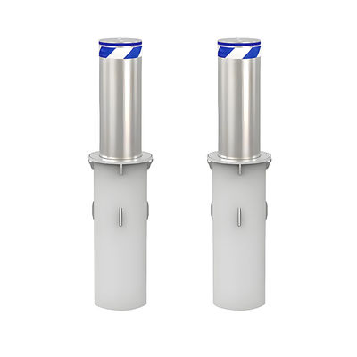 304 Lumière LED en acier inoxydable intégrée haute sécurité automatique hydraulique montant bollard