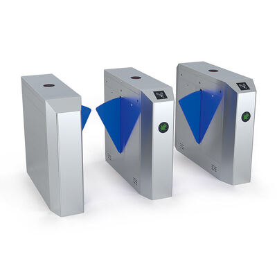 Porte de vitesse en acier inoxydable 304 avec une longueur de battant de 27 cm et un contrôle bidirectionnel pour la gestion de la foule