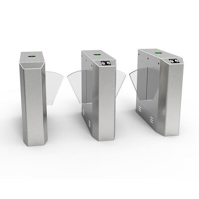 Porte barrière à haute vitesse de 600 mm de largeur de passage avec une capacité de 30 personnes/min et une construction en acier inoxydable 304
