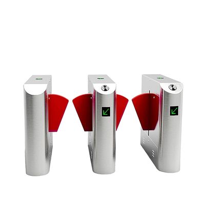 Barrière de sécurité à clapet avec moteur BLDC de 27 cm et acier inoxydable 316 pour un contrôle d'accès sécurisé