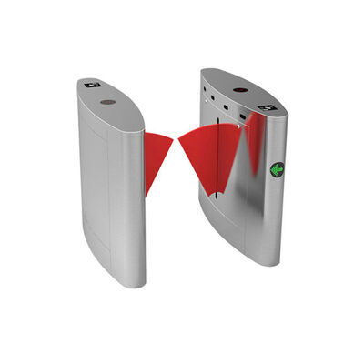 Barrière automatique à battant avec moteur BLDC 24V, construction en acier inoxydable 304 de 1,2 mm et communication RS485