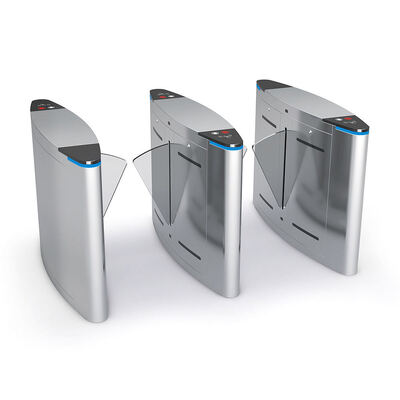Barrière de sécurité à rabat rétractable avec moteur BLDC haute vitesse, ouverture en 0,5 s et boîtier en acier inoxydable 304