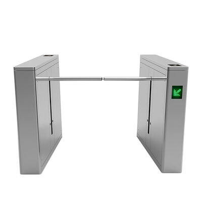 Tourniquet à bras tombant avec moteur BLDC IP54, contrôle d'accès biométrique, capacité de 30 personnes/min