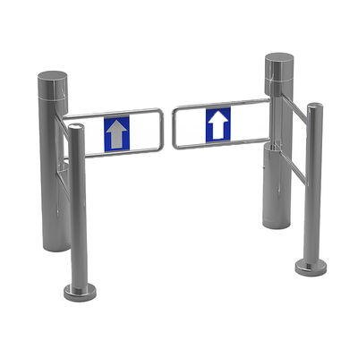 Barrière pivotante automatique BLDC SUS304 avec bras en acrylique pour le contrôle d'accès des supermarchés