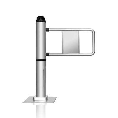 Porte de barrière de balancement en acier inoxydable avec bras de 900 mm et haute protection pour le contrôle d'accès des piétons