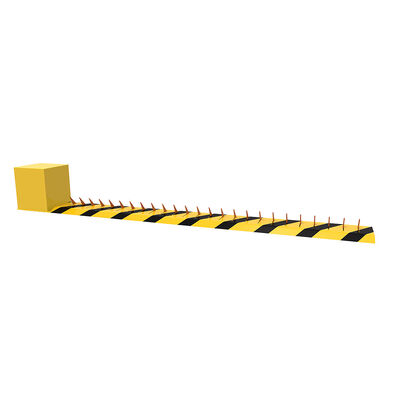 Barrière de pic routier tue-pneus rétractable automatique de 3 mètres de long, protection IP68, capacité de charge de 50T