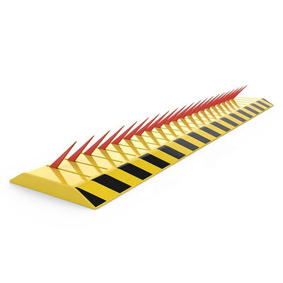 Barrière anti-intrusion automatique à pointes, pour pneus, avec résistance minimale de 40T, construction en acier A3 et étanchéité IP67