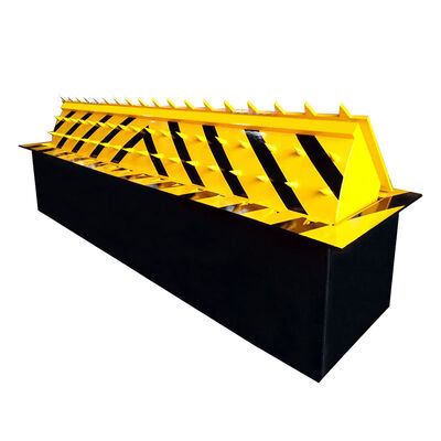 Blocage routier hydraulique antiterroriste entièrement automatique avec chargement de 80T, éclairage LED et construction en acier A3