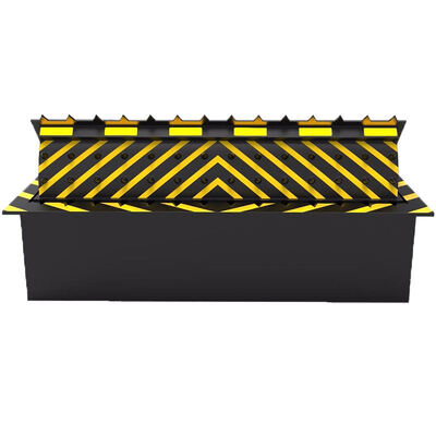 Contrôle du véhicule Blocage de route électro-hydraulique à ascension automatique avec commande PLC et commande à distance de chargement à axes 70T