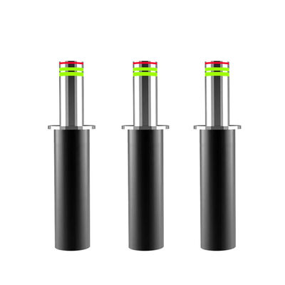 SS304 Bollard montant automatique avec une capacité de chargement de 100 T et une vitesse réglable de 3 à 6 s