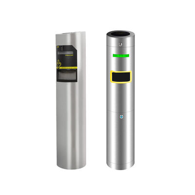 Collecteur de cartes RFID Dropbox en acier inoxydable 304 avec une capacité de 280 cartes et indicateur LED