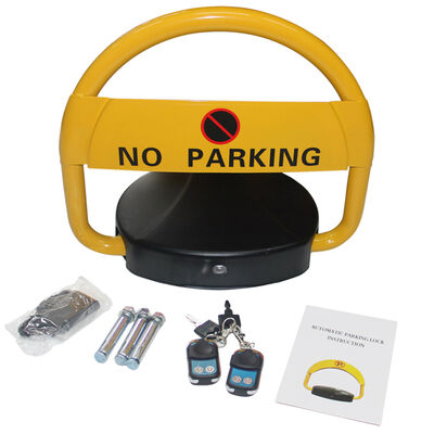 Bloque de stationnement de voiture DC6V 7Ah avec roulement en acier de 2 mm et conception anti-cambriolage pour un espace de stationnement sécurisé
