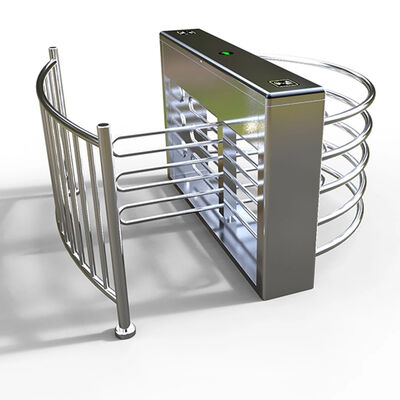 Tournevis en acier inoxydable 304 à demi hauteur avec une consommation d'énergie de 40 W et un débit de 25 à 30 personnes par minute pour un contrôle d'accès sécurisé