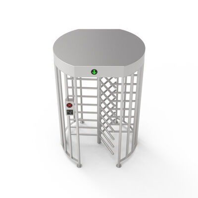 Tourniquet pleine hauteur en acier inoxydable 316 avec indicateurs de direction LED et rotation à 90 degrés