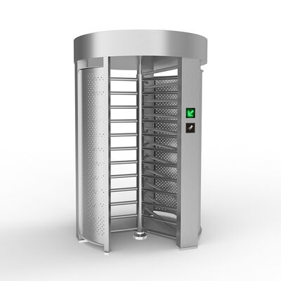 Tourniquet pleine hauteur robuste avec cadre SS304/SS316, portillon rotatif de sécurité à sécurité positive pour porte principale de prison, 20 à 30 personnes par minute
