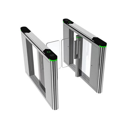 Barrière en acrylique 100W, portillon de contrôle d'accès à vitesse variable avec moteur BLDC 24V, barrière pivotante à hauteur de taille