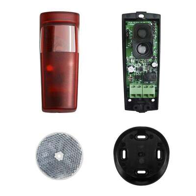 Faisceau photocellulaire infrarouge réfléchissant polarisé avec une distance de détection de 7 m et une protection IP54 pour les ouvre-porte de garage