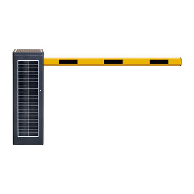 Porte de barrière à l'éclairage de panneau solaire haute vitesse 118W avec protection IP54 et moteur sans balai 24V CC