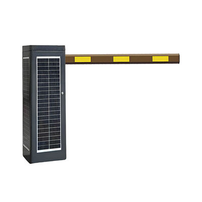 Porte de barrière solaire avec panneau solaire de 118 W IP54 Protection et télécommande pour système de gestion de stationnement