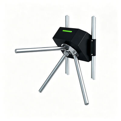 Tourniquet intelligent mince de trépied de puissance de 24V DC avec l'acier inoxydable 304 et la largeur de passage de 550mm pour le transport public