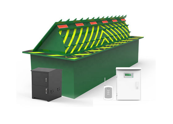 Bloqueur de route hydraulique anti-terroriste avec puissance de 3,7 kW, charge de 80 tonnes et hauteur de levage de 500 mm pour haute sécurité