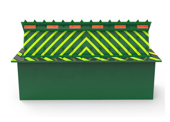 Bloc hydraulique entièrement automatique de la route avec lumière LED d'avertissement et alimentation 380V en acier A3