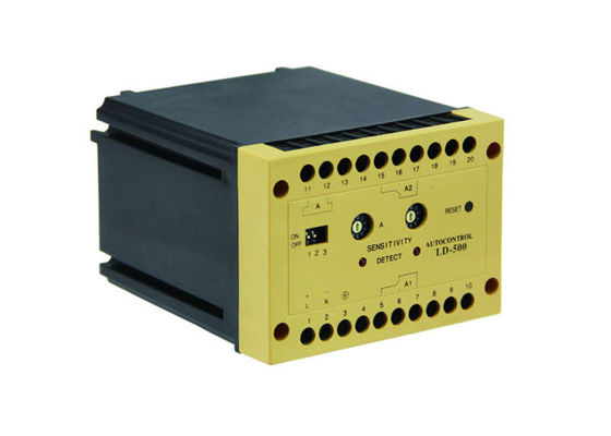 Détecteur de véhicule à boucle inductive monocanal avec temps de réaction de 10 ms et sensibilité réglable sur 10 niveaux pour le contrôle d'accès routier