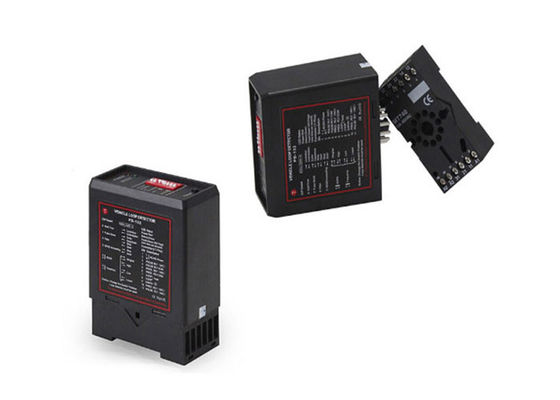 Détecteur de boucle inductive PD-132 avec une plage de fréquences de 20 kHz à 170 kHz, un temps de réaction de 100 ms et des relais de sortie de 240 V/5 A pour portes automatiques