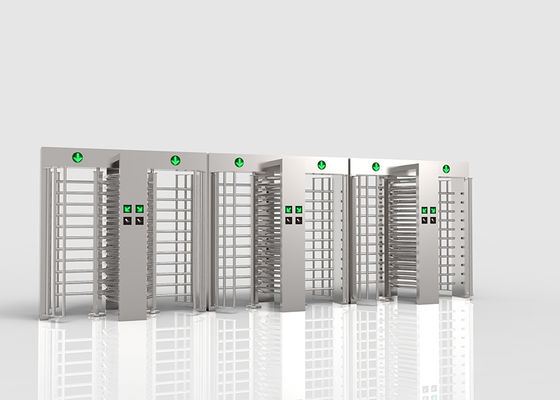 SS304 Tournevis à pleine hauteur avec reconnaissance biométrique et double voie pour un contrôle d'accès sécurisé