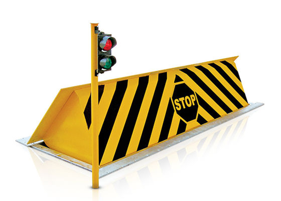 Blocage routier hydraulique antiterroriste avec une capacité de charge de 80 tonnes, vitesse réglable et construction en acier A3