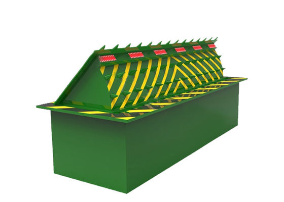 3.7KW Puissance 80 Tonnes Chargement lumière LED Avertissement Bloc hydraulique de la route Barrière de sécurité
