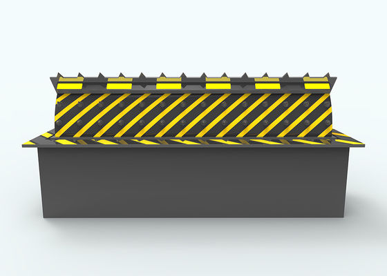 Barrière de route hydraulique à montage peu profond avec contrôle de commande de programmation PLC et capacité de réservoir hydraulique de 120L